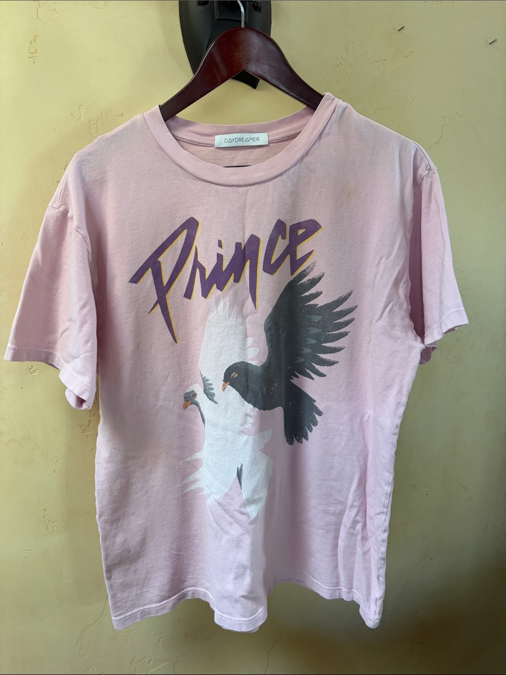 Sz L Daydreamer Prince Crewneck 100% Cotton T-shirt MSRP $90
